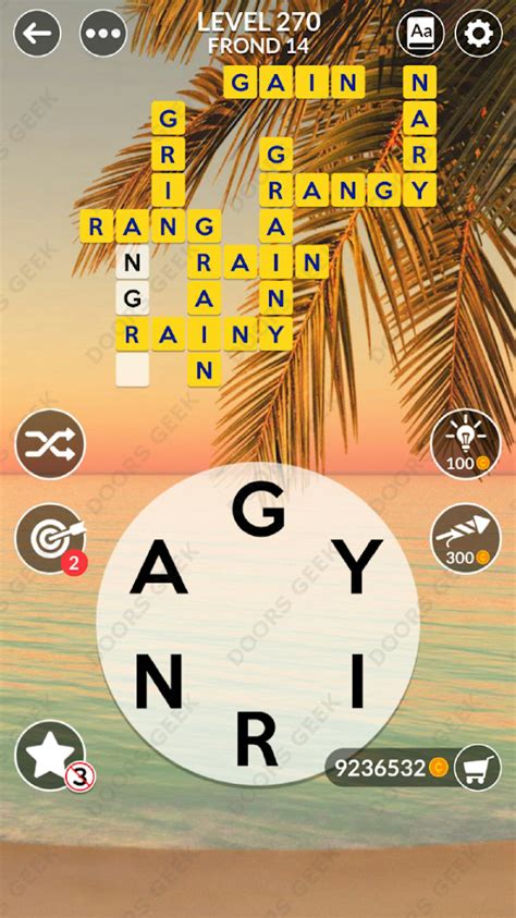 Wordscapes Answers – Cheats for all available game levels.